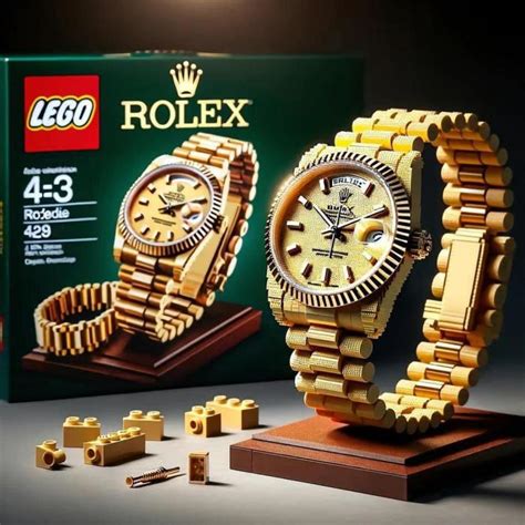 montre lego rolex|lego rolex submariner watch.